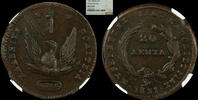 Greece 20 LEPTA 1831 Copper 20 lepta 1831 'Kapodistrias' variety 496 NGC... 2500,00 EUR  zzgl. 35,00 EUR Versand