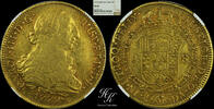 CHILE 8 escudos 1777/6 Gold 8 Escudos 1777/6 NGC XF40 - Carlos III /Char... 6000,00 EUR  zzgl. 35,00 EUR Versand