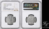 Russia 150 roubles 1979 Platinum 150 Roubles 'Wrestling' NGC MS67 1979 R... 1350,00 EUR  zzgl. 35,00 EUR Versand