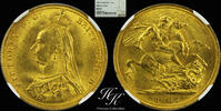Great Britain sovereign 1887 Gold TOP sovereign 1887 'Victoria Jubilee H... 2650,00 EUR  zzgl. 35,00 EUR Versand