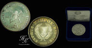 Cyprus 1 POUND 1989 Silver proof 1 Pound - III Games of Small States of ... 120,00 EUR  zzgl. 35,00 EUR Versand