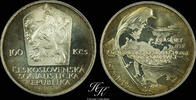 Czechoslovakia 100 korun 1985 Silver 100 Korun (KCS) 'Helsinki Conferenc... 120,00 EUR  zzgl. 35,00 EUR Versand