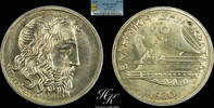 Greece 20 DRACHMAI 1930 Silver 20 Drachmai 1930 'POSEIDON' PCGS MS63 Gre... 250,00 EUR  zzgl. 35,00 EUR Versand
