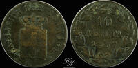 Greece 10 LEPTA 1857 Copper 10 lepta 1857 'King Otto' VF-XF Greece VF-XF 50,00 EUR  zzgl. 35,00 EUR Versand