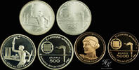 Greece 5000 drachmai , 500 drachmai x 2 1984 1984 Los Angeles Olympic Ga... 1200,00 EUR  zzgl. 35,00 EUR Versand