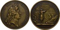 Frankreich Messingmedaille Ludwig XIV. 1643-1715 -