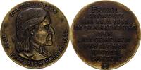 Personenmedaillen Bronzegussmedaille Fröbel, Friedrich 1782-1852 -