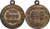 Eisenbahnen Vergoldete Bronzemedaille -
