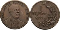 Personenmedaillen Bronzierte Zinkmedaille Krupp, Friedrich Alfred 1854-1902 -