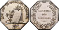 Frankreich-Medaillen und Marken Achteckige Silbermedaille -