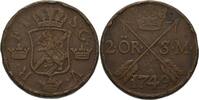 Schweden 2 Öre Friedrich I. 1720-1751 -