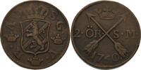 Schweden 2 Öre Adolf Friedrich 1751-1771 -