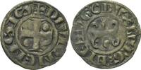 Frankreich-Burgund Denar, Hugo III. 1162-1192 Sehr schön