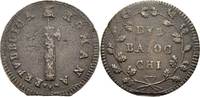 Italien-Kirchenstaat/Vatikanstadt 2 Baiocchi Repubblica Romana 1798-1799 -