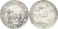 Sachsen-Coburg-Saalfeld Silberabschlag vom Dukaten o.J. (1745), Christian Ernst und Franz Josias 1729-1745 Sehr schön