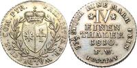 Waldeck und Pyrmont 1/4 Taler Friedrich 1763-1812 -