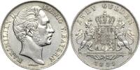 Bayern Doppelgulden 1851, Maximilian II. Joseph 1848-1864 Fast vorzüglich