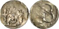 Denar  Sachsen-Wittenberg Rudolf I. 1298-1356 Prägeschwäche, sehr schön