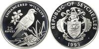 Seychellen 25 Rupees 1993 Polierte Platte