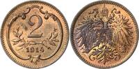 Kaiserreich Österreich 2 Heller Franz Joseph I. 1848-1916 -