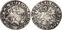 1/2 Taler 1552, Habsburg Ferdinand I. 1521-1564 Leichte Fassungsspuren, fast sehr schön