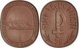 Porzellanmedaillen Braune Porzellanmedaille - Medaillen der Meißner Porzellanmanufaktur Leipzig -