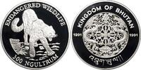 300 Ngultrum 1991 Bhutan  Polierte Platte