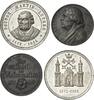 Zinnmedaille 1883 Reformation-Ereignisse und Jubiläen  Vorzüglich-Stempelglanz