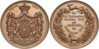 Mecklenburg-Schwerin Bronzemedaille Friedrich Franz II. 1842-1883 -