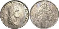 Taler 1808, Sachsen-Kurlinie ab 1547 (Albertiner) Friedrich August I. 1806-1827 Kl. Schrötlingsfehler, fast vorzüglich