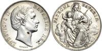 Taler 1866, Bayern Ludwig II. 1864-1886 Av. Fleck, winz. Randfehler, fast vorzüglich