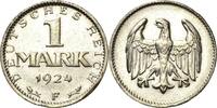 Kleinmünzen 1 Mark 1924 Kl. Randfehler, fast vorzüglich 20,00 EUR  zzgl. 9,90 EUR Versand