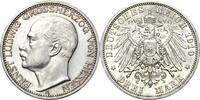 Hessen 3 Mark 1910 Ernst Ludwig 1892-1918 Fast vorzüglich/vorzüglich 150,00 EUR  zzgl. 9,90 EUR Versand