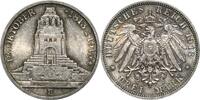 Sachsen 3 Mark Friedrich August III. 1904-1918 -