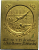 Sportmedaillen Einseitige Bronzeplakette - Schwimmen -