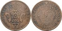 Azoren 10 Reis Maria II. 1826-1828 und 1834-1853 -