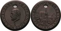 Porzellanmedaillen Braune Porzellanmedaille - Medaillen der Meißner Porzellanmanufaktur Marburg -
