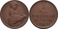 Porzellanmedaillen Braune Porzellanmedaille - Medaillen der Meißner Porzellanmanufaktur Meißen -