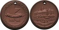 Porzellanmedaillen Braune Porzellanmedaille - Medaillen der Meißner Porzellanmanufaktur Meißen -