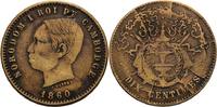 Kambodscha 10 Centimes Norodom I. 1835-1904 -