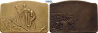 Gartenbau und Landwirtschaft Bronzeplakette Ohne Ortsangabe -