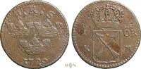 Sweden ore Ulrika Eleonora (1718-1720), Stockholm, overstrike, rare, -
