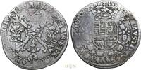 België 1/4 patagon Hertogdom Brabant, Albert & Isabella (1598-1621), Tournai, zeldzaam, -