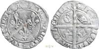France double gros | plaque cromsteert Charles VII (1422-1461), Tournai, rare, -