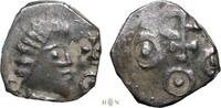 Merovingian denier Sens, extremely rare -