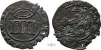 België 4 deniers Bisdom Kamerijk, Jean de Balagny gouverneur, Franse overheersing (1581-1595), -