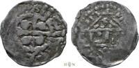 France Feodal denier Bishopry Metz, Thierry with Henry II II (1005-1046), -