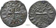 France Feodal denier County Champagne, Thibaut II (1125-1152), Provins et Sens, -