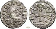 Merovingian | France tremissis | triens (660-675) Moneyer Anglvs, Quentovic, highest rarity, VF