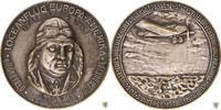 Braunschweig Medaille Alantiküberflug von Europa nach Amerika im Etui -